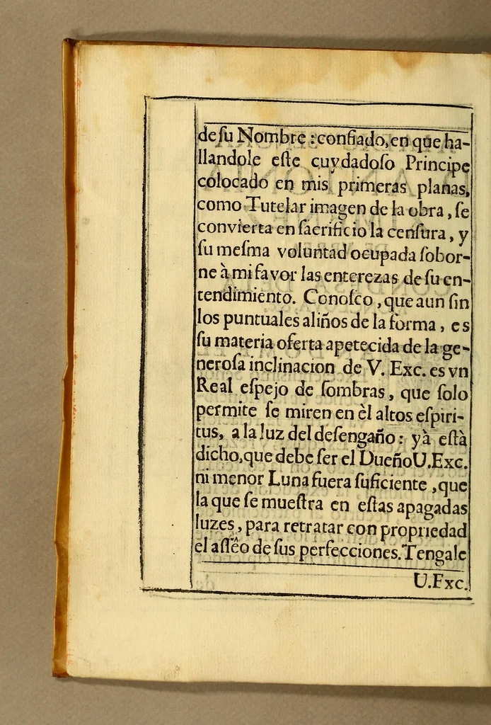An illustration from Funeral pompa, y solemnidad en las exequias a la muerte de la catholica, y serenissima Reyna Madre D. Mariana de Austria : nuestra señora que celebro en la Iglesia Metropolitana de Lima. El Excmo. señor D. Melchor Portocarrero, Lasso de la Vega, conde de la Monclova, comendador de la Zarza en el Orden, y Cavalleria de Alcantara, del Consejo de Guerra de su Magestad, y Junta de Guerra de Indias, virrey governador, y capitan general de estos Reynos, y Provincias del Perù Tierrafirme, y Chile, &c, 1697, leaf 8