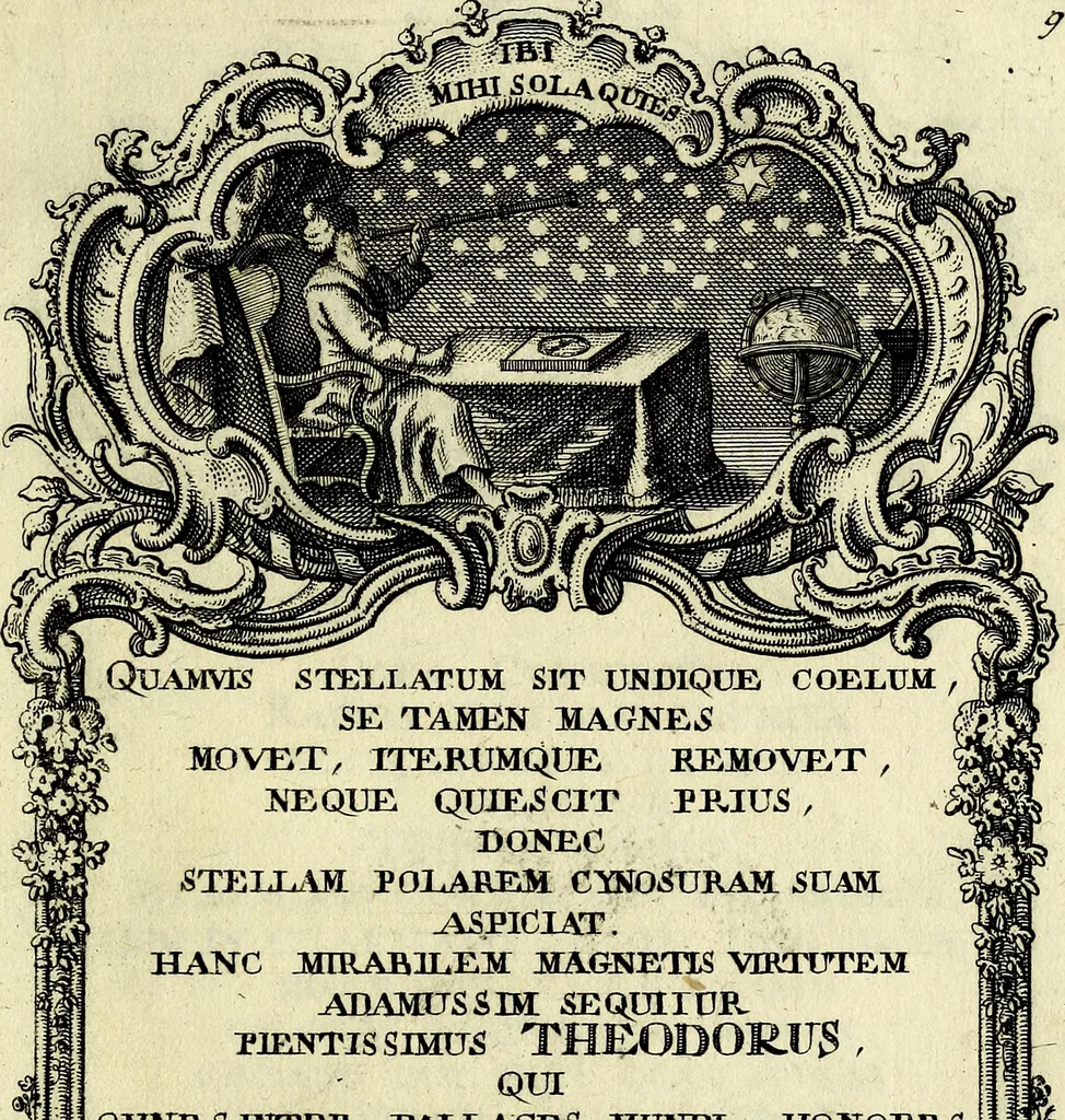 An illustration from Funeris solemnia in lugubri apparatu serenissimo ac eminentiss. DD. Ioanni Theodoro S.R.E. cardinali episcopo Frising, Ratisbon ... : parentata à sereniss. ac potentiss. principe Maximiliano Iosepho duce ac electore Bavariae &&. in templo elect. clericor. regul. theatinor, et ab ijsdem adornata, 1763, leaf 20