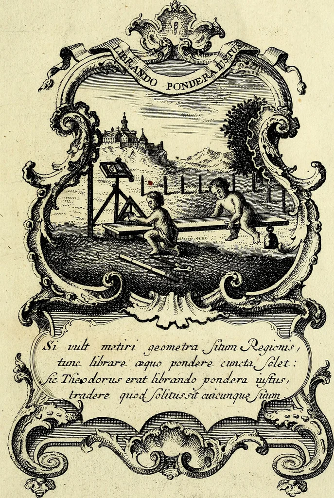 An illustration from Funeris solemnia in lugubri apparatu serenissimo ac eminentiss. DD. Ioanni Theodoro S.R.E. cardinali episcopo Frising, Ratisbon ... : parentata à sereniss. ac potentiss. principe Maximiliano Iosepho duce ac electore Bavariae &&. in templo elect. clericor. regul. theatinor, et ab ijsdem adornata, 1763, leaf 34
