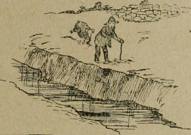 An illustration from Fun for doctors and their patients; fifty authentic ghost stories by fifty experienced physicians, 1901, leaf 101