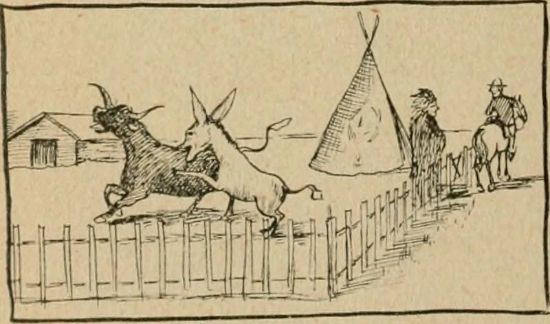 An illustration from Fun for doctors and their patients; fifty authentic ghost stories by fifty experienced physicians, 1901, leaf 102
