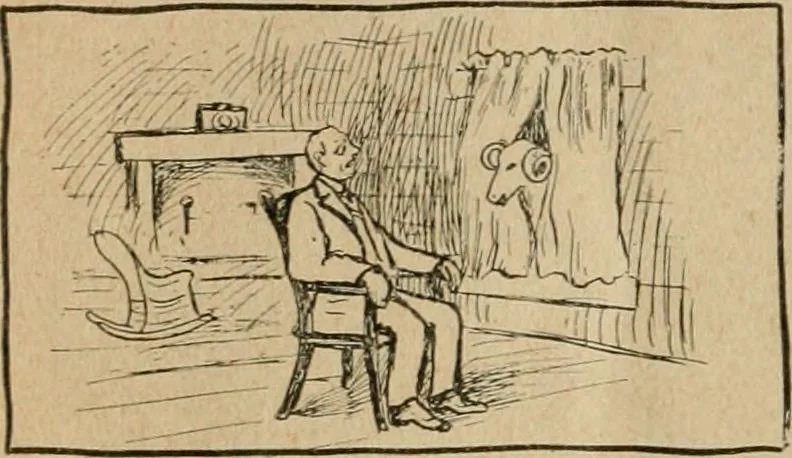 An illustration from Fun for doctors and their patients; fifty authentic ghost stories by fifty experienced physicians, 1901, leaf 16