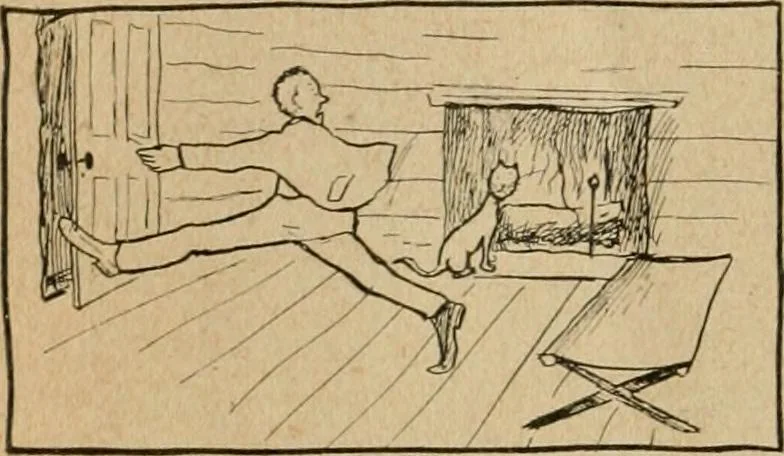 An illustration from Fun for doctors and their patients; fifty authentic ghost stories by fifty experienced physicians, 1901, leaf 22