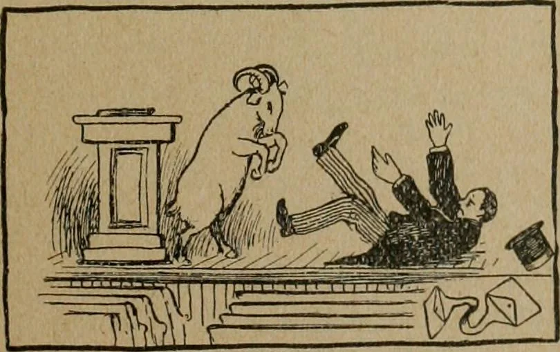 An illustration from Fun for doctors and their patients; fifty authentic ghost stories by fifty experienced physicians, 1901, leaf 23