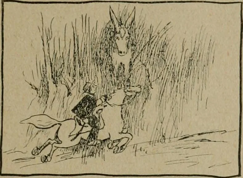 An illustration from Fun for doctors and their patients; fifty authentic ghost stories by fifty experienced physicians, 1901, leaf 71
