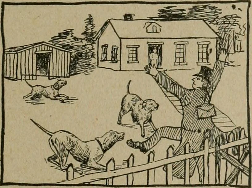 An illustration from Fun for doctors and their patients; fifty authentic ghost stories by fifty experienced physicians, 1901, leaf 95