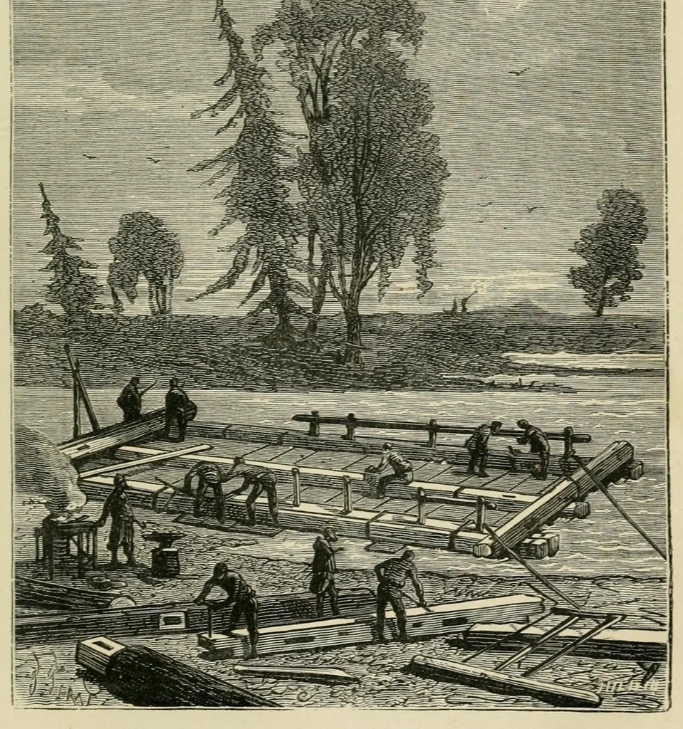 An illustration from The fur country; or, Seventy degrees north latitude;, 1874, leaf 519