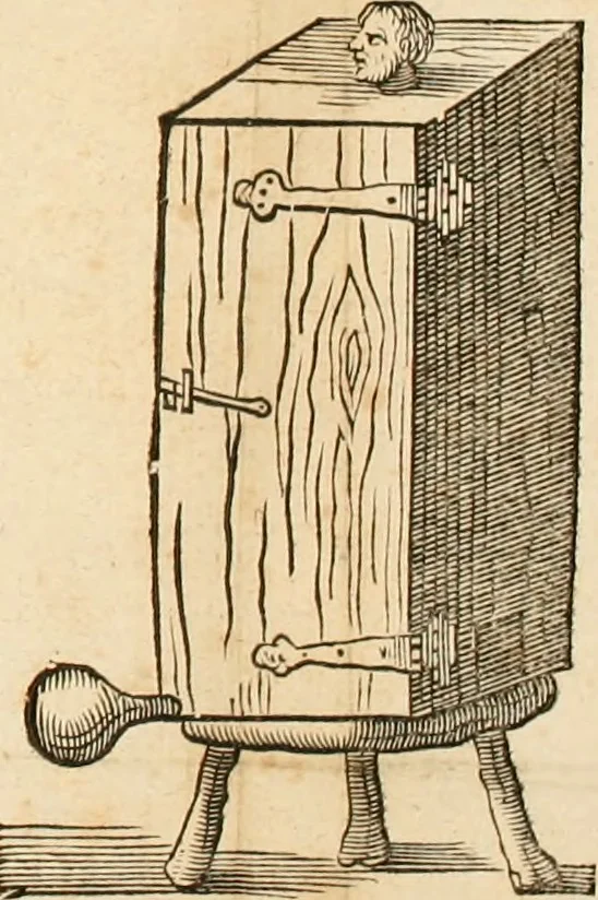 An illustration from Furni novi philosophici, sive, Descriptio artis destillatoriae novae : nec non spirituum, oleorum, florum, aliorumque medicamentorum illius beneficio, facilimâ quâdam & peculiari viâ è vegetabilibus, animalibus & mineralibus, conficiendorum & quidem magno cum lucro; agens quoque de illorum usu tàm chymico quàm medico, 1651, leaf 287