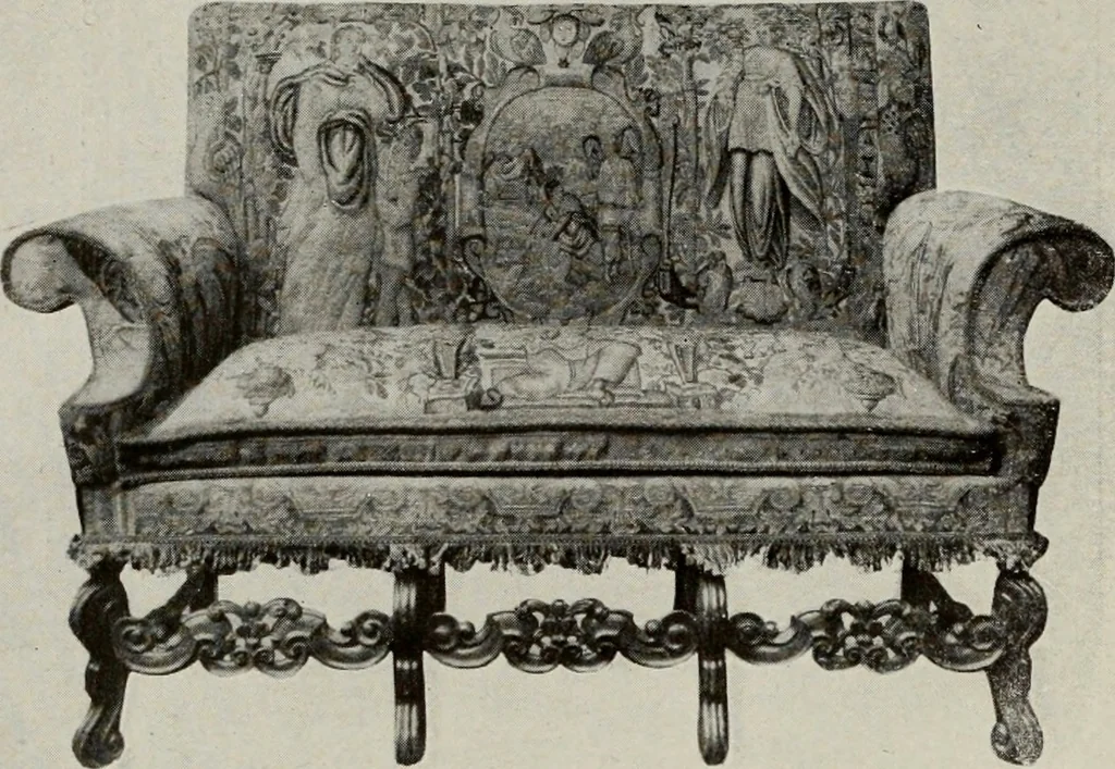 An illustration from Furnishing the home of good taste : a brief sketch of the period styles in interior decoration with suggestions as to their employment in the homes of today, 1912, leaf 109