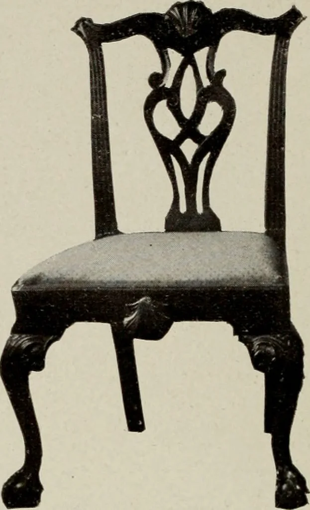 An illustration from Furnishing the home of good taste : a brief sketch of the period styles in interior decoration with suggestions as to their employment in the homes of today, 1912, leaf 133