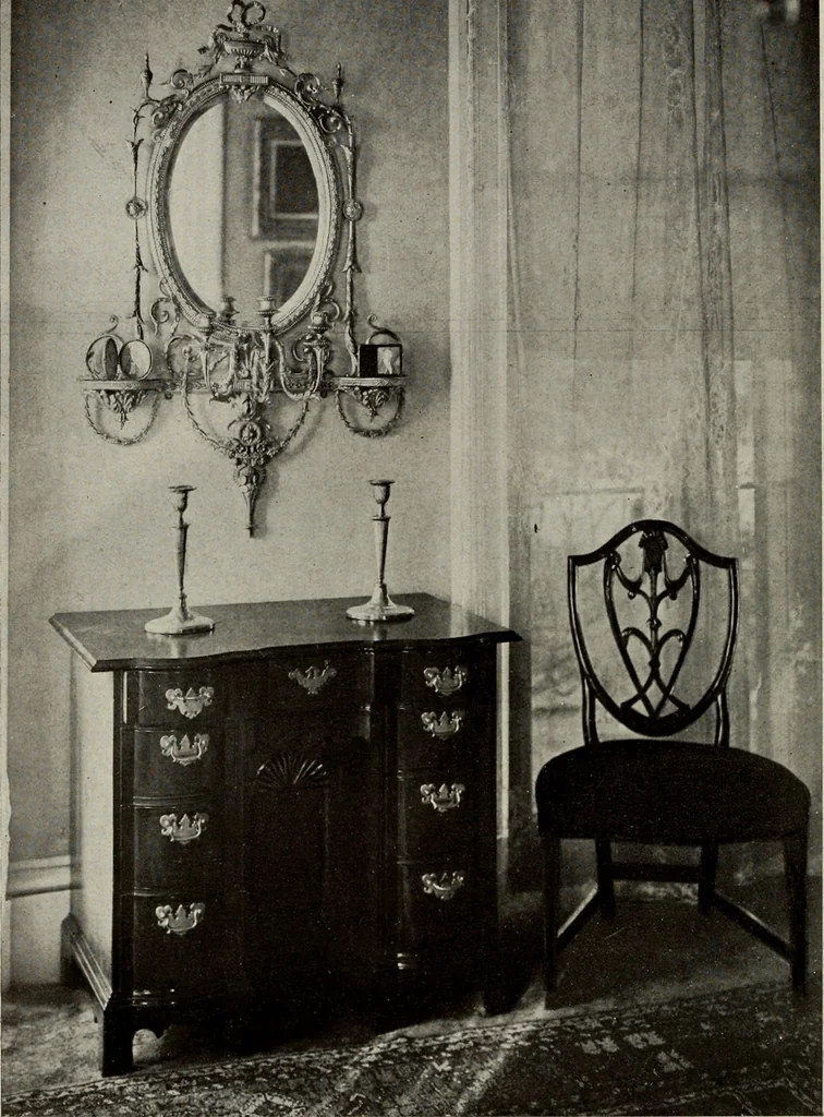 An illustration from Furnishing the home of good taste : a brief sketch of the period styles in interior decoration with suggestions as to their employment in the homes of today, 1912, leaf 139
