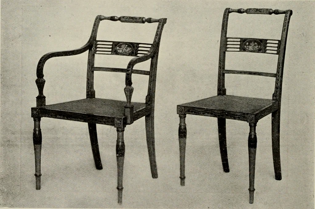 An illustration from Furnishing the home of good taste : a brief sketch of the period styles in interior decoration with suggestions as to their employment in the homes of today, 1912, leaf 147
