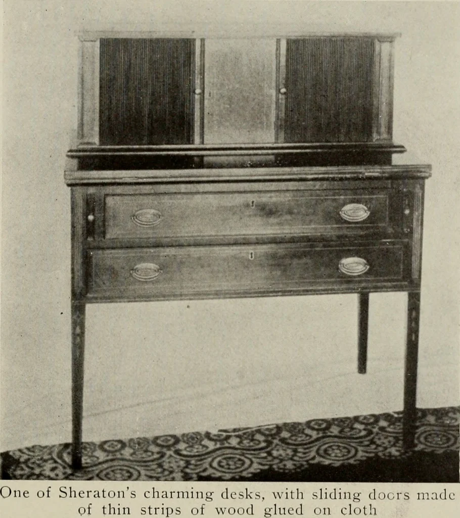 An illustration from Furnishing the home of good taste : a brief sketch of the period styles in interior decoration with suggestions as to their employment in the homes of today, 1912, leaf 163