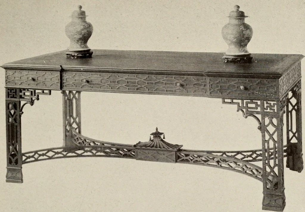An illustration from Furnishing the home of good taste : a brief sketch of the period styles in interior decoration with suggestions as to their employment in the homes of today, 1912, leaf 210