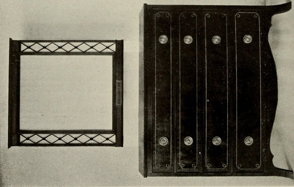 An illustration from Furnishing the home of good taste : a brief sketch of the period styles in interior decoration with suggestions as to their employment in the homes of today, 1912, leaf 211