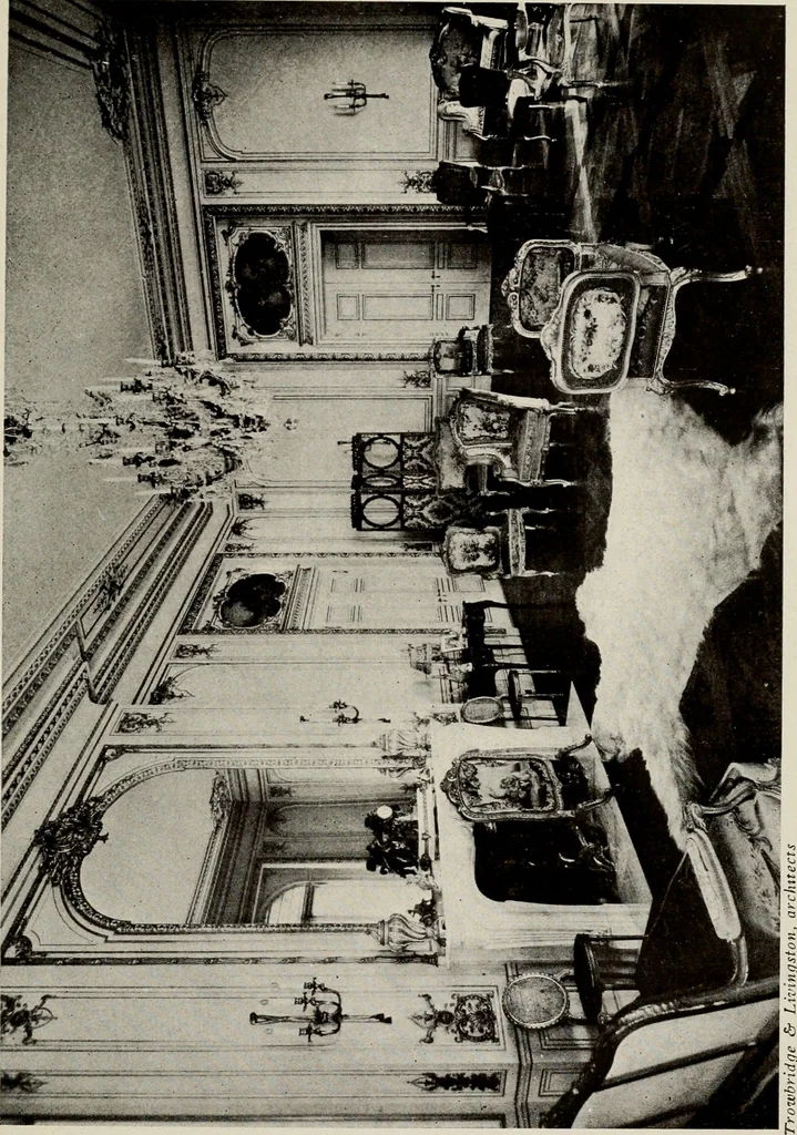 An illustration from Furnishing the home of good taste : a brief sketch of the period styles in interior decoration with suggestions as to their employment in the homes of today, 1912, leaf 216