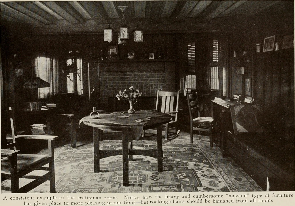 An illustration from Furnishing the home of good taste : a brief sketch of the period styles in interior decoration with suggestions as to their employment in the homes of today, 1912, leaf 232
