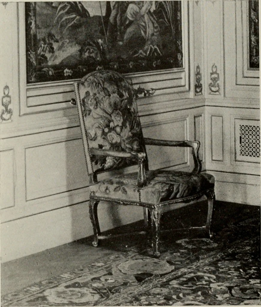 An illustration from Furnishing the home of good taste : a brief sketch of the period styles in interior decoration with suggestions as to their employment in the homes of today, 1912, leaf 63
