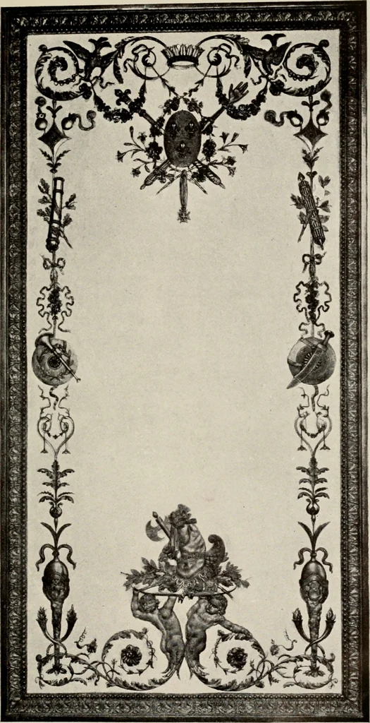 An illustration from Furnishing the home of good taste : a brief sketch of the period styles in interior decoration with suggestions as to their employment in the homes of today, 1912, leaf 84