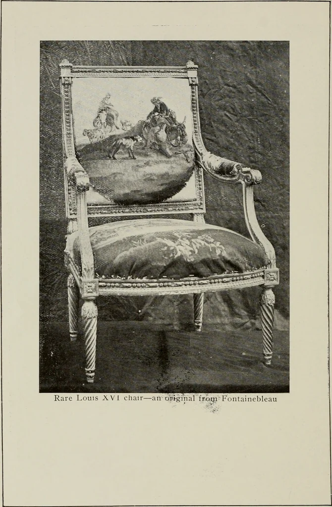 An illustration from Furnishing the home of good taste : a brief sketch of the period styles in interior decoration with suggestions as to their employment in the homes of today, 1912, leaf 89