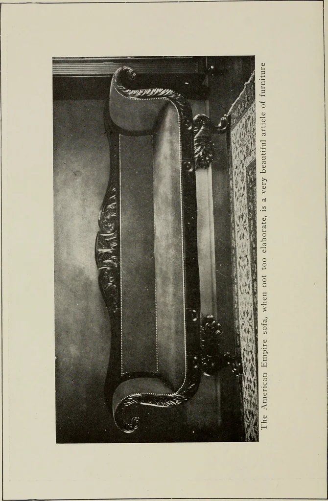 An illustration from Furnishing the home of good taste : a brief sketch of the period styles in interior decoration with suggestions as to their employment in the homes of today, 1912, leaf 95