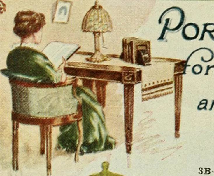 An illustration from Furnishings for the home., 1917, leaf 107