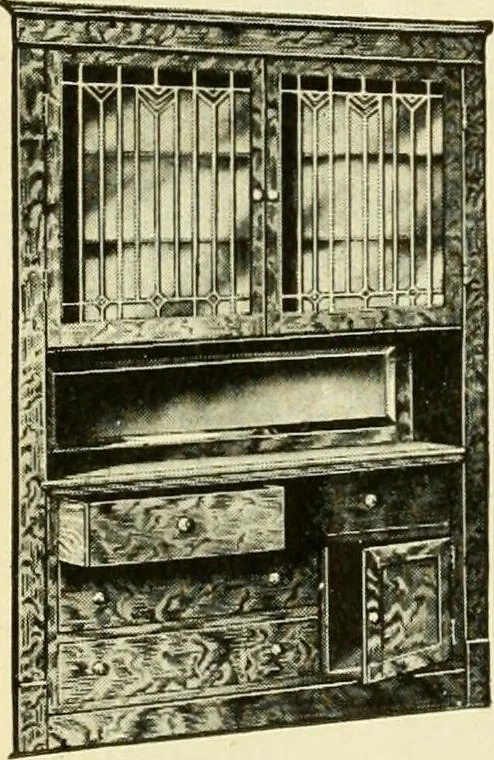 An illustration from Furnishings for the home., 1917, leaf 141
