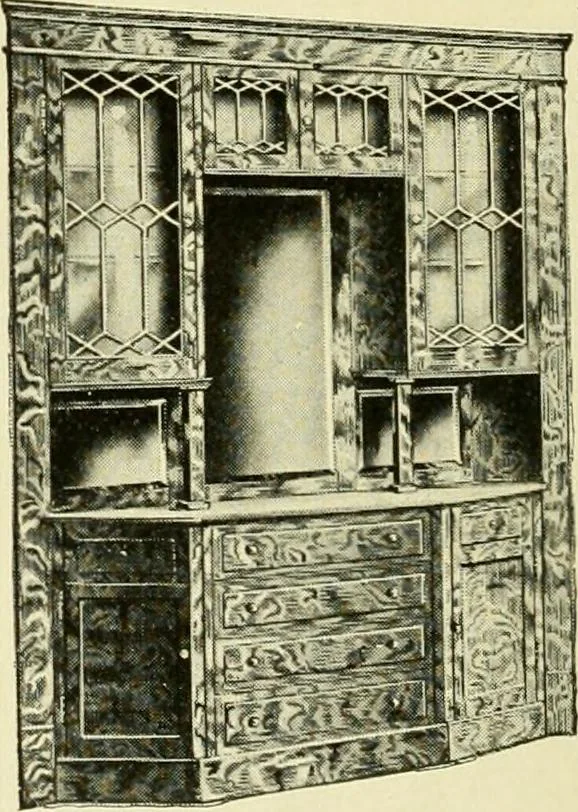An illustration from Furnishings for the home., 1917, leaf 141