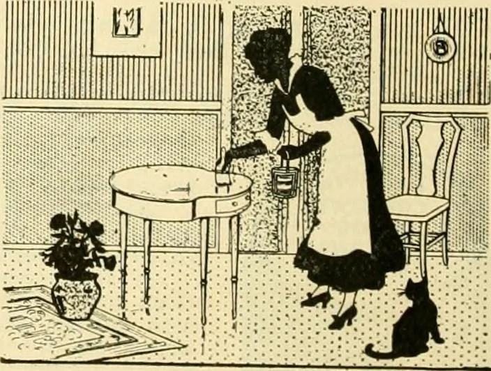 An illustration from Furnishings for the home., 1917, leaf 155
