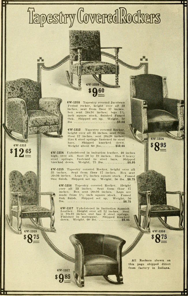 An illustration from Furnishings for the home., 1917, leaf 21
