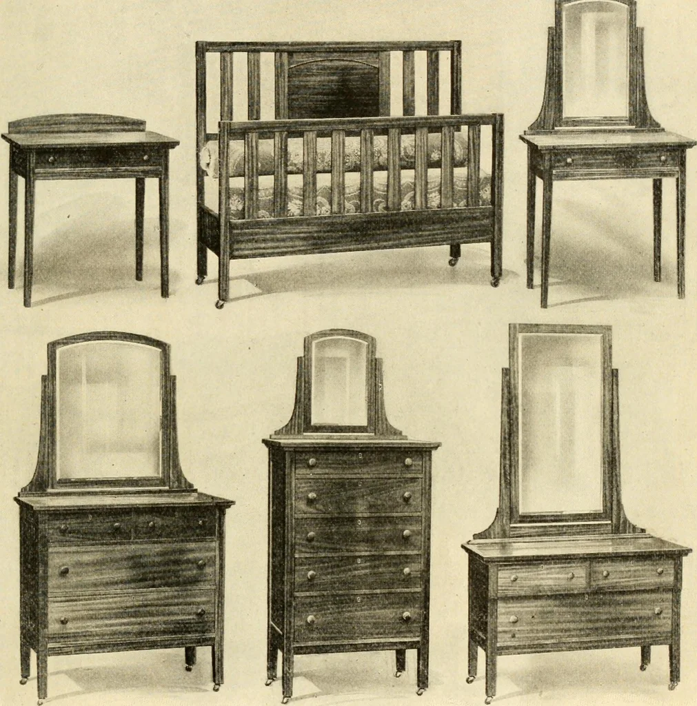 An illustration from Furnishings for the home., 1917, leaf 42