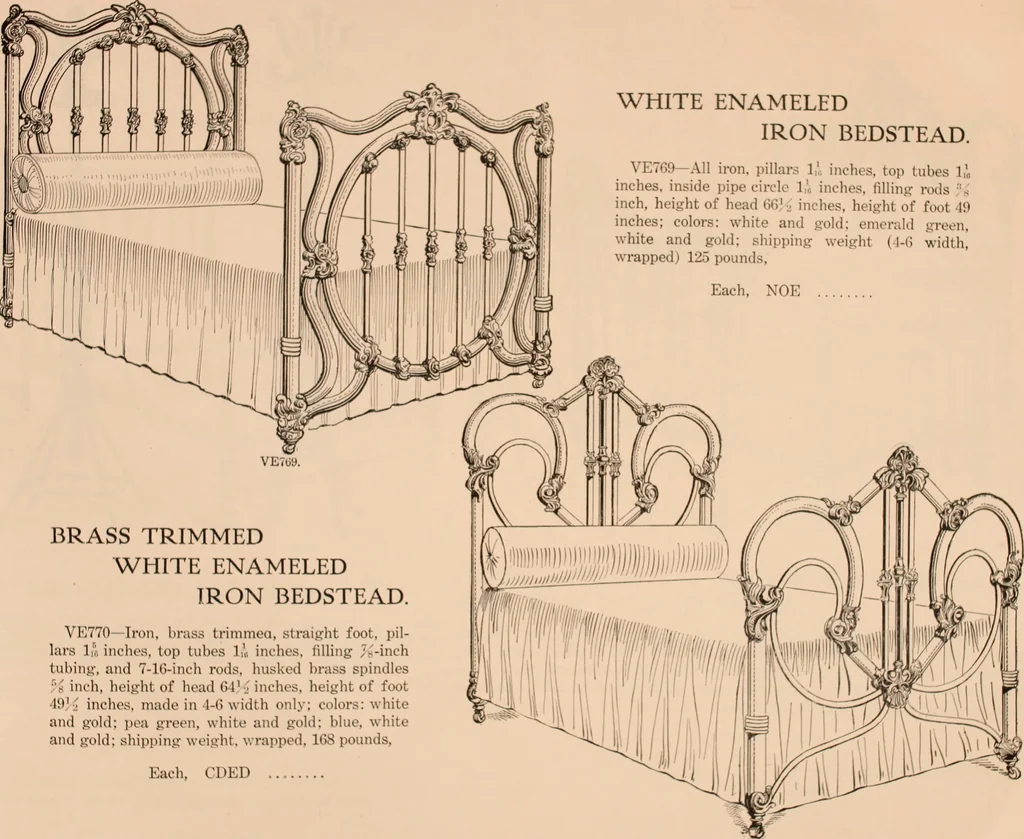 An illustration from Furniture catalogue season 1907-1908 / Baltimore Bargain House., 1907, leaf 104