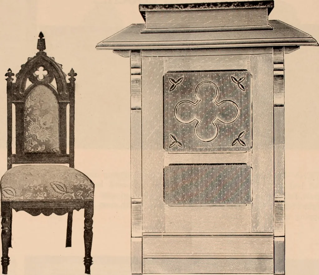 An illustration from Furniture catalogue season 1907-1908 / Baltimore Bargain House., 1907, leaf 43