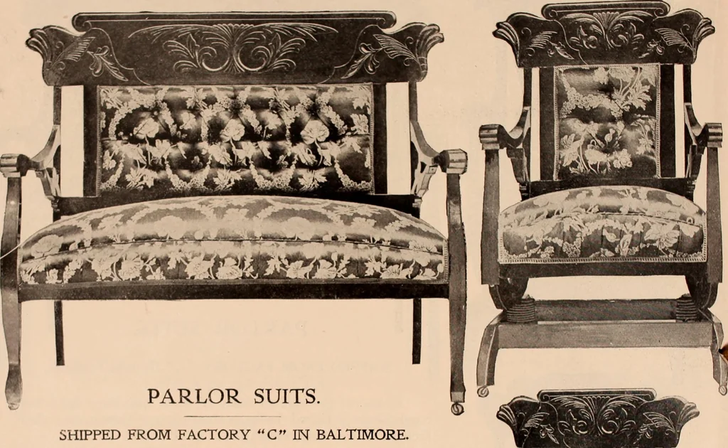 An illustration from Furniture catalogue season 1907-1908 / Baltimore Bargain House., 1907, leaf 47
