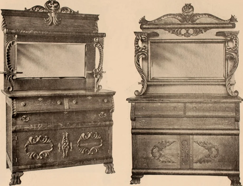 An illustration from Furniture catalogue season 1907-1908 / Baltimore Bargain House., 1907, leaf 62