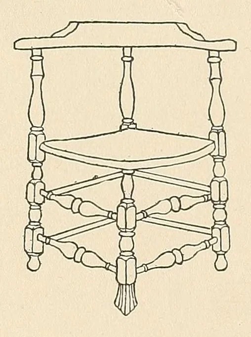 An illustration from The furniture collectors' glossary, 1913, leaf 28