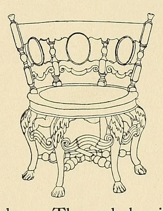 An illustration from The furniture collectors' glossary, 1913, leaf 29