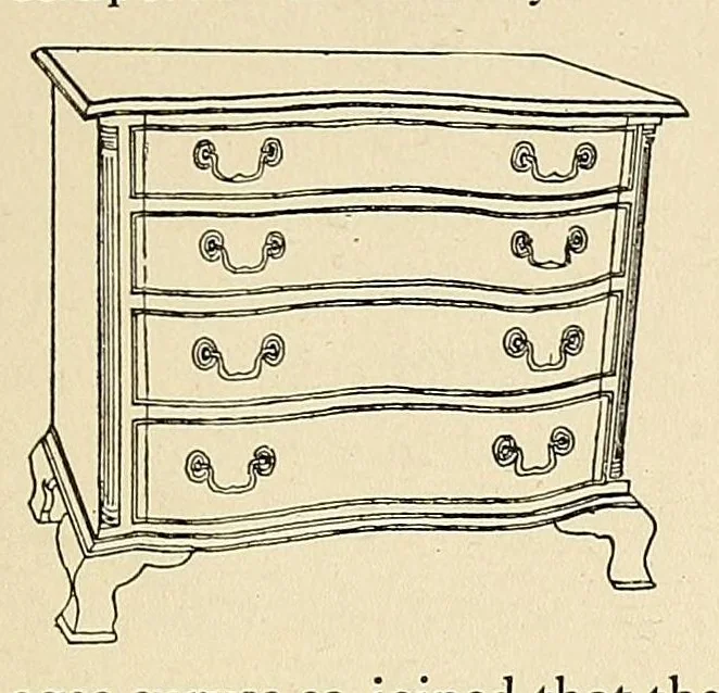 An illustration from The furniture collectors' glossary, 1913, leaf 33