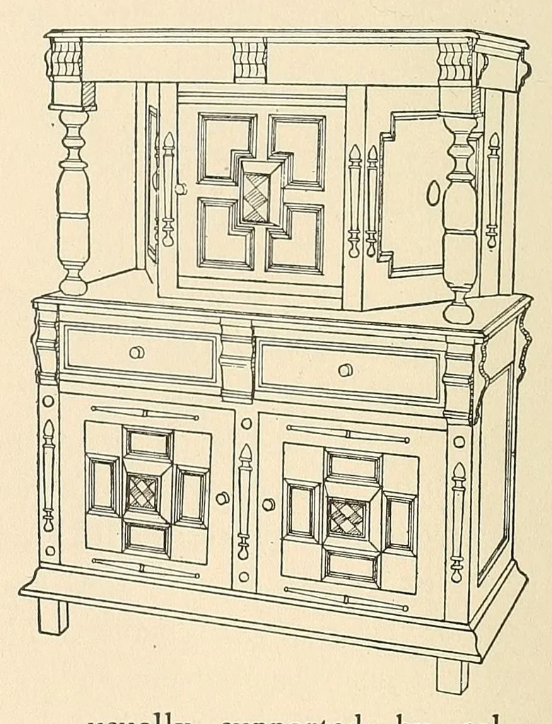 An illustration from The furniture collectors' glossary, 1913, leaf 36
