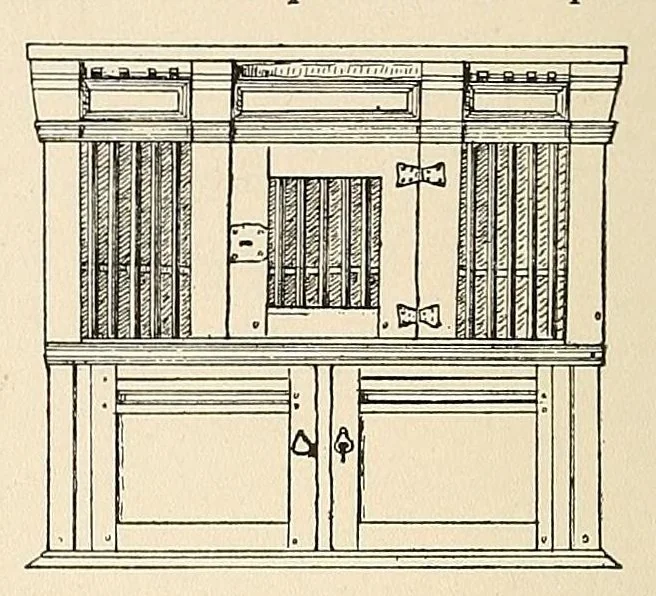 An illustration from The furniture collectors' glossary, 1913, leaf 36