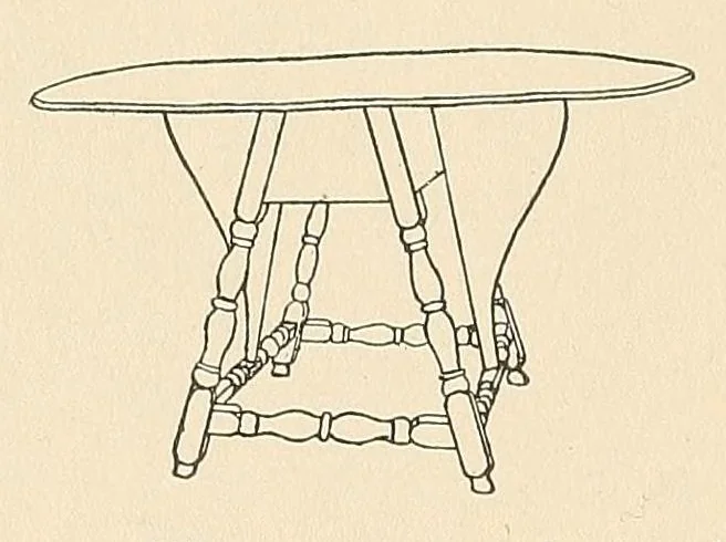An illustration from The furniture collectors' glossary, 1913, leaf 66