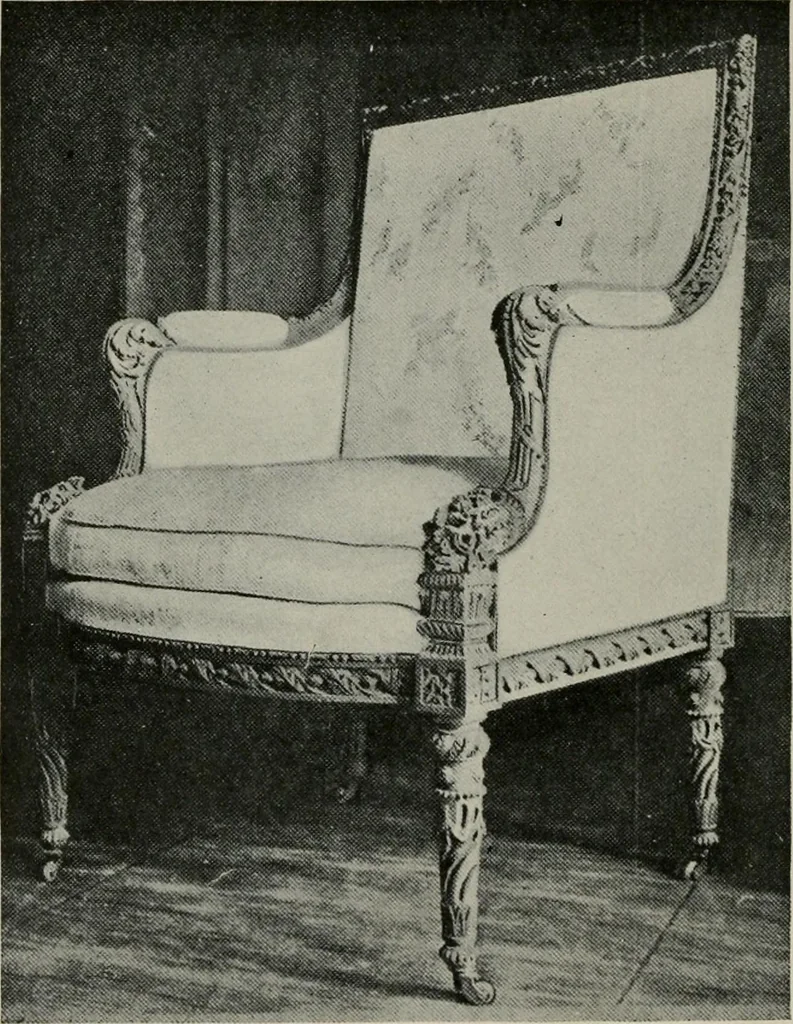An illustration from Furniture designing and draughting, notes on the elementary forms, methods of construction and dimensions of common articles of furniture, 1907, leaf 4