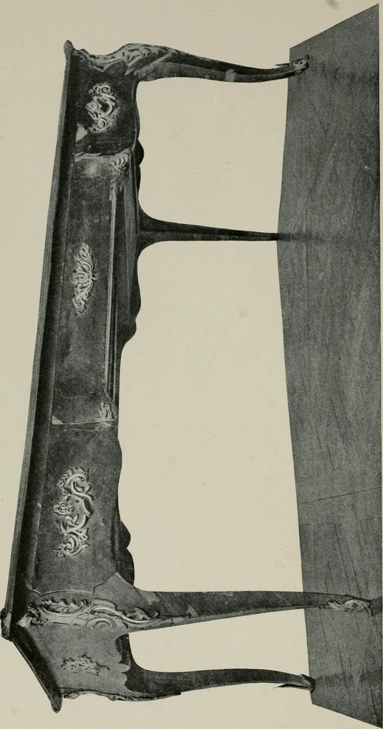 An illustration from Furniture designing and draughting, notes on the elementary forms, methods of construction and dimensions of common articles of furniture, 1907, leaf 96
