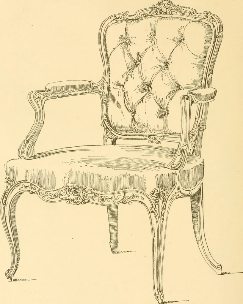 An illustration from Furniture designing and draughting;, 1900, leaf 109