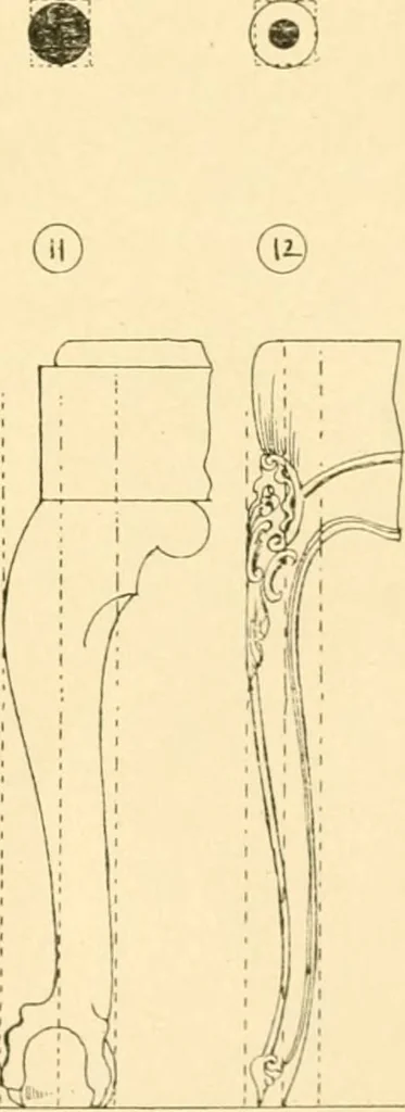 An illustration from Furniture designing and draughting;, 1900, leaf 22