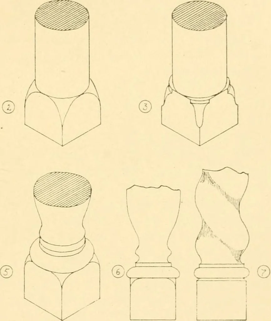 An illustration from Furniture designing and draughting;, 1900, leaf 26