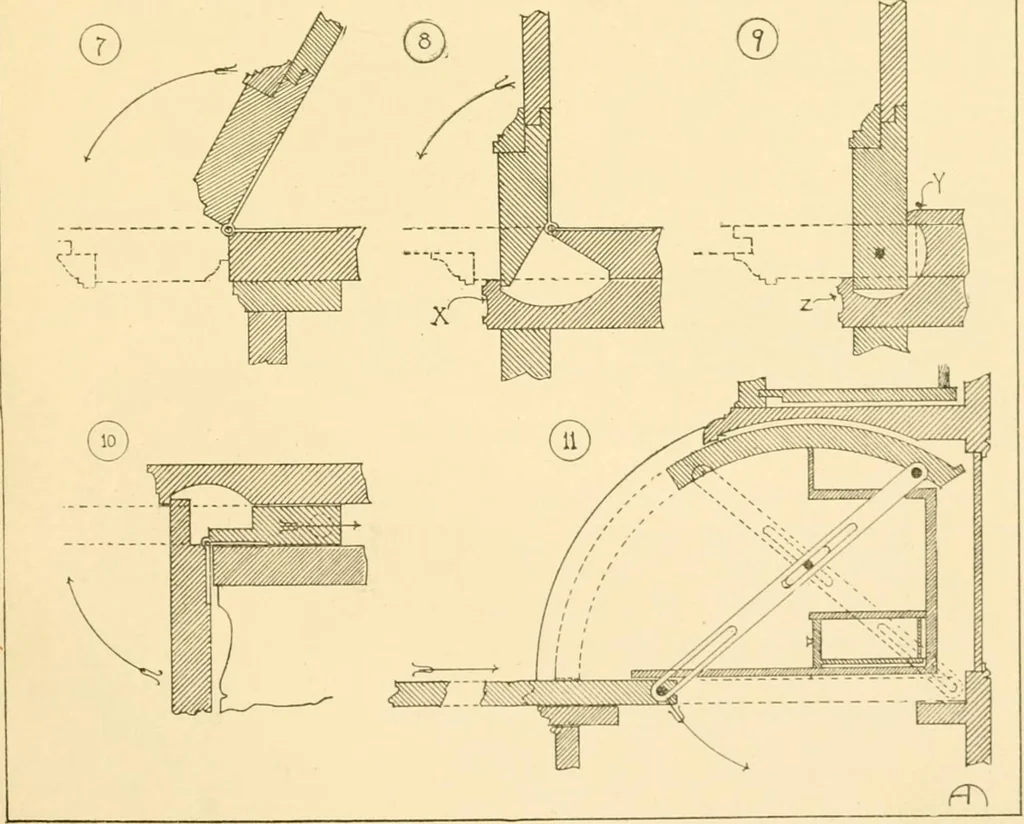 An illustration from Furniture designing and draughting;, 1900, leaf 78