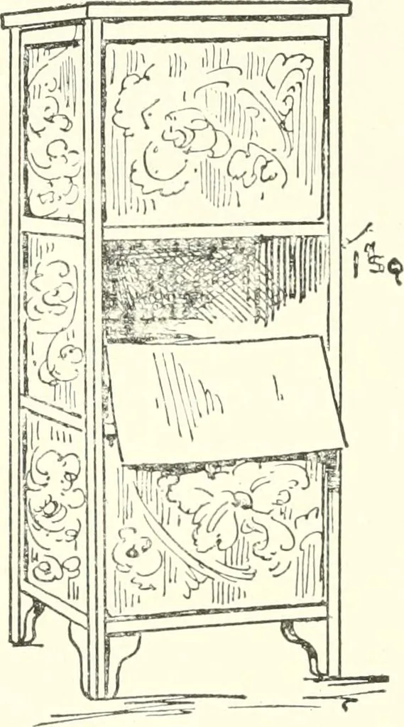 An illustration from Furniture for the craftsman; a manual for the student and machanic, 1914, leaf 109