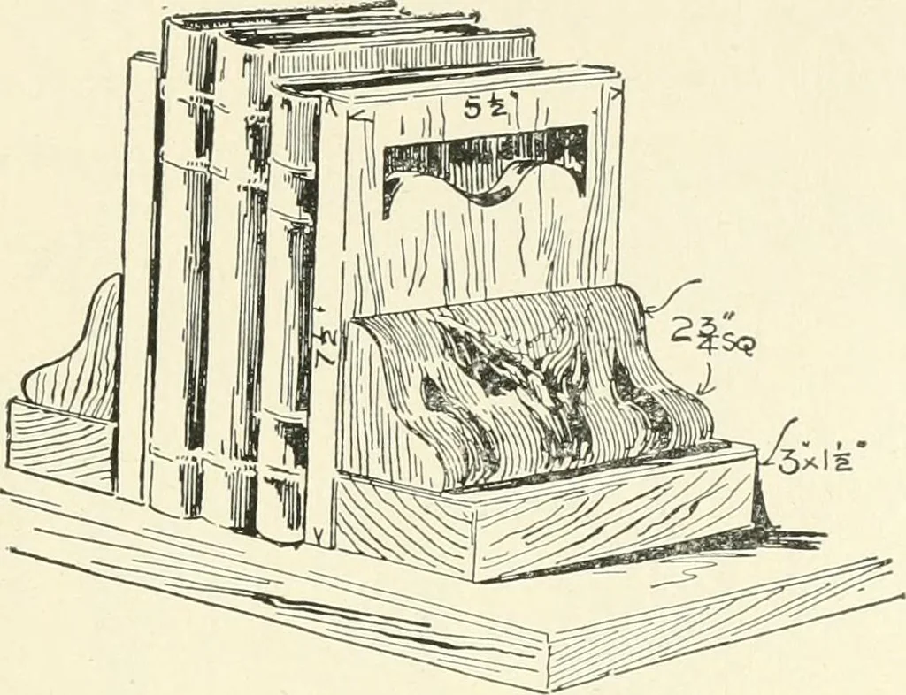 An illustration from Furniture for the craftsman; a manual for the student and machanic, 1914, leaf 114