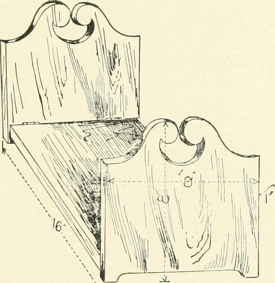 An illustration from Furniture for the craftsman; a manual for the student and machanic, 1914, leaf 114